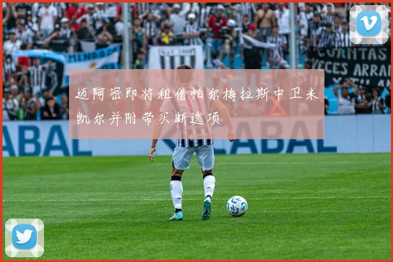 迈阿密即将租借帕尔梅拉斯中卫米凯尔并附带买断选项